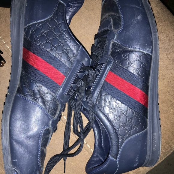 Gucci blue sneakers